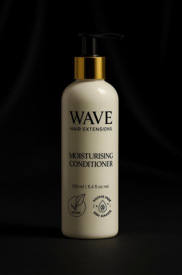 Moisturising conditioner for hair extensions 